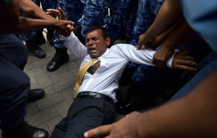 Maldives Nasheed Arrested