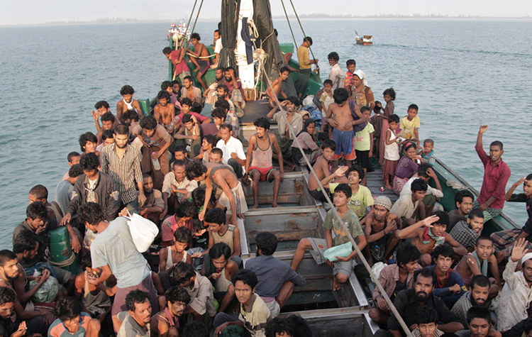 Indonesia Rohingya Boat People