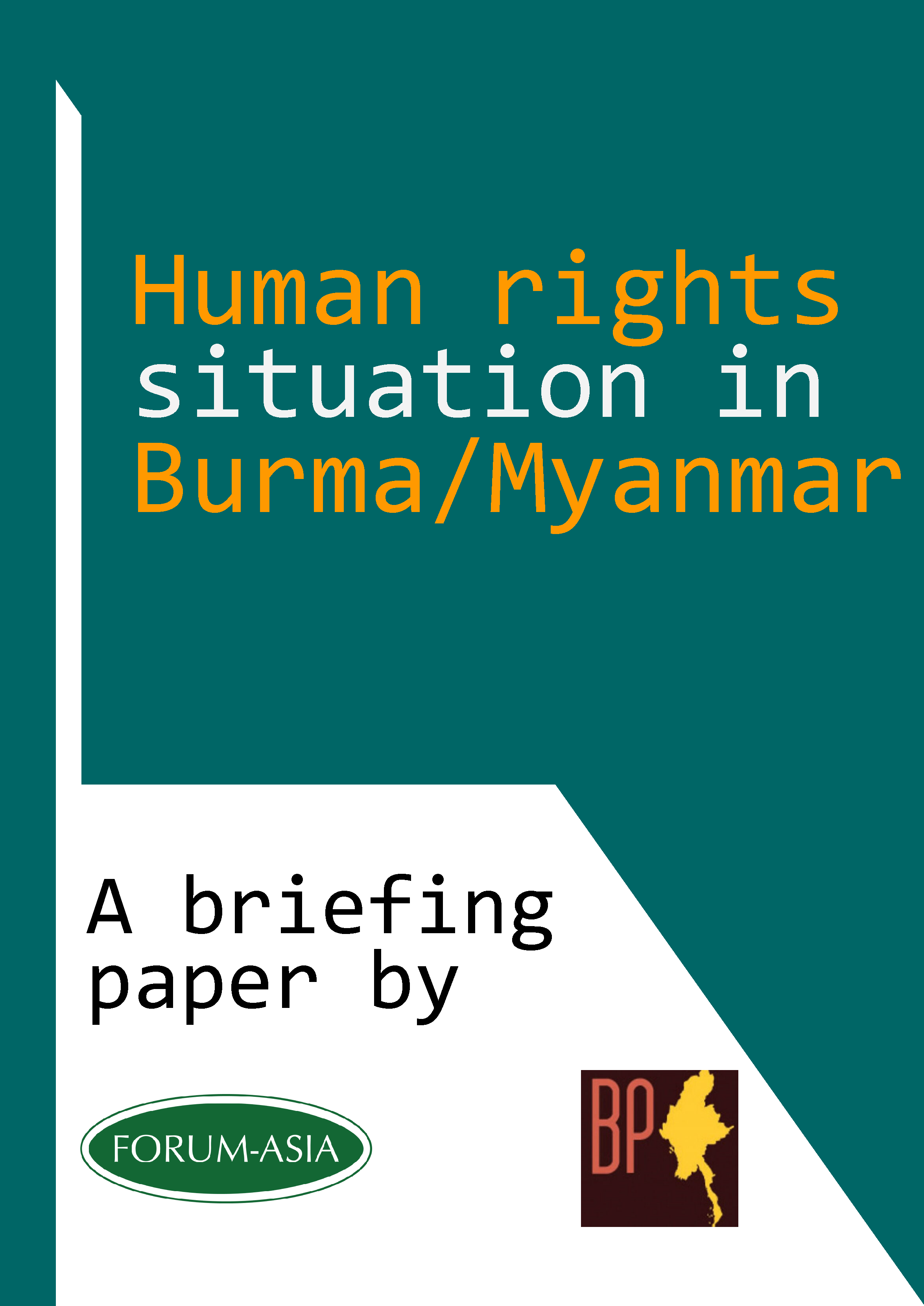 Briefing Paper UNA Burma HRC31 (Cover)