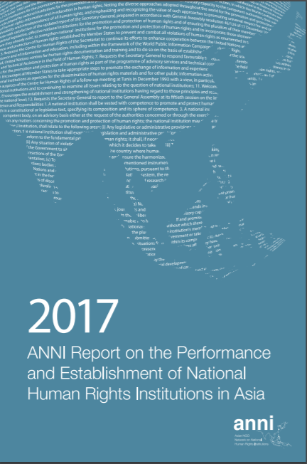 ANNI report 2017 Cover