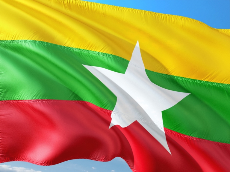 Myanmar, flag, Burma