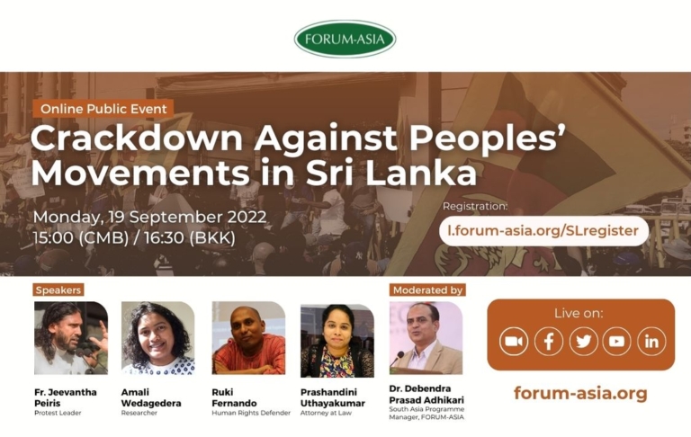 Sri Lanka Sept 2022 Event - Web poster