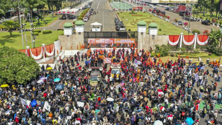 Indonesia Regional Election Protest